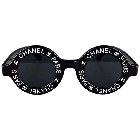 chanel paris round shades|authentic Chanel sunglasses.